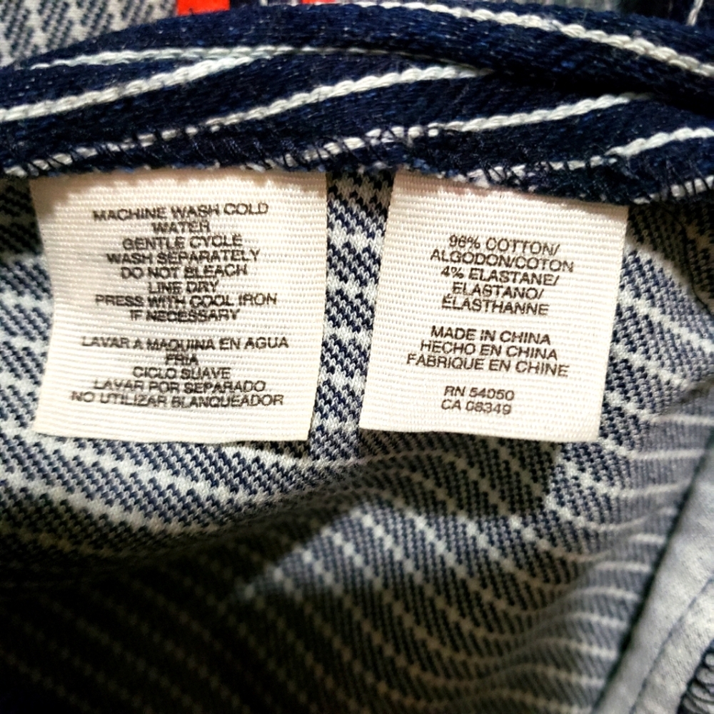 Rachel Roy Jacket blue/white pinstripe Sz 6. Excellent condition. - Picture 6 of 6